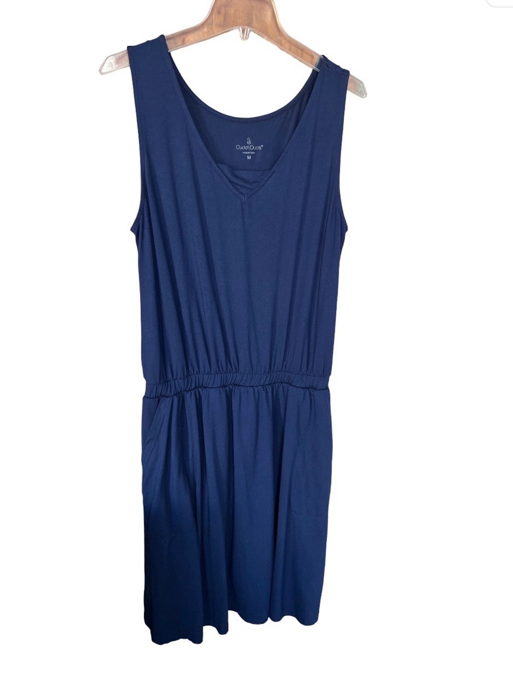 Cuddl Duds Blue Loungewear Romper Skort size M!